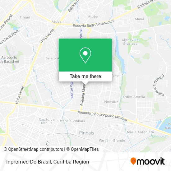 Inpromed Do Brasil map