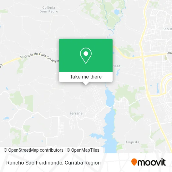 Rancho Sao Ferdinando map