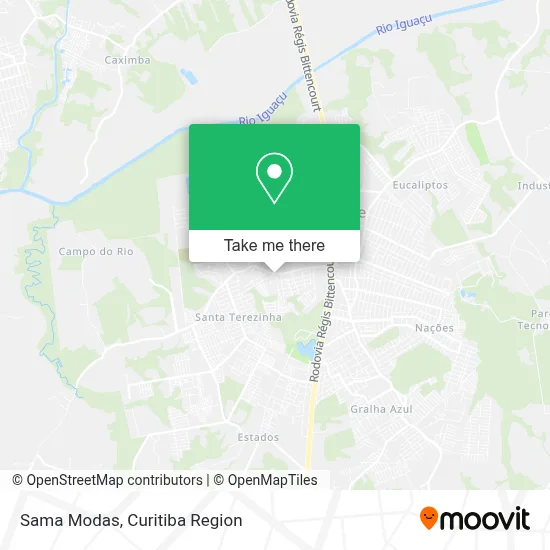 Sama Modas map