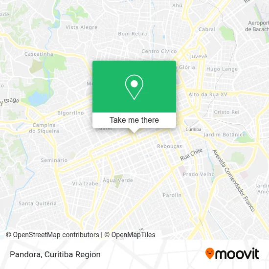 Pandora map