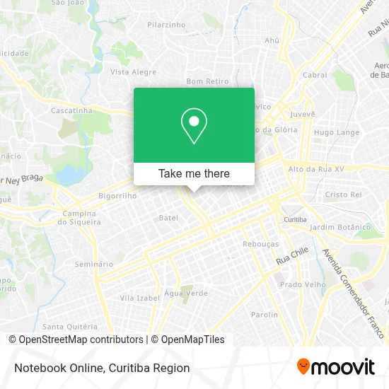 Notebook Online map