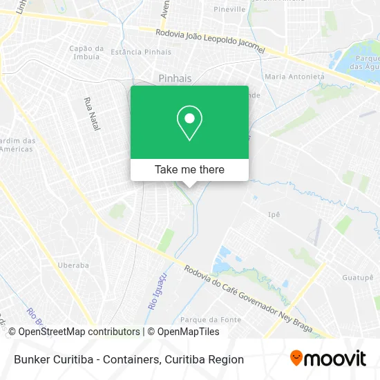Bunker Curitiba - Containers map