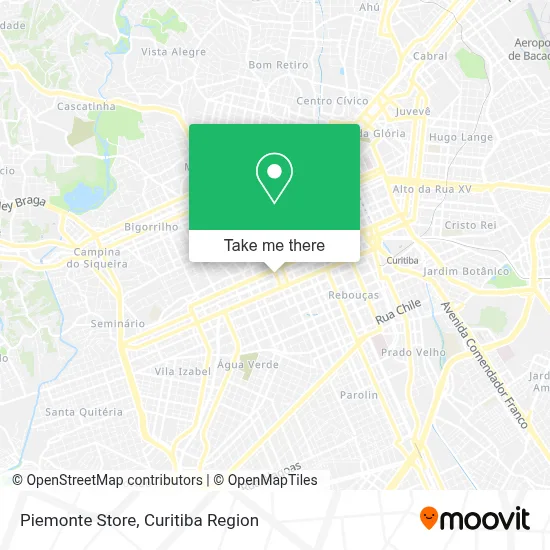 Piemonte Store map