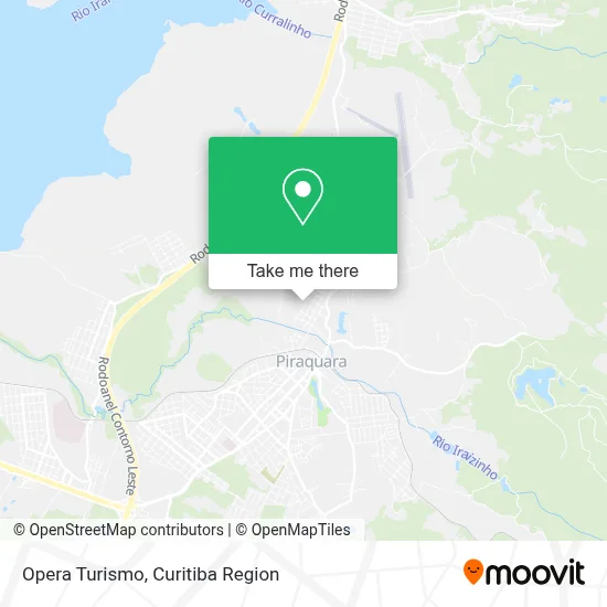 Opera Turismo map