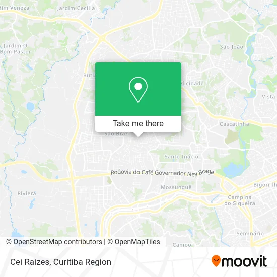 Cei Raizes map