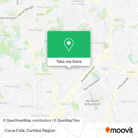 Coca-Cola map