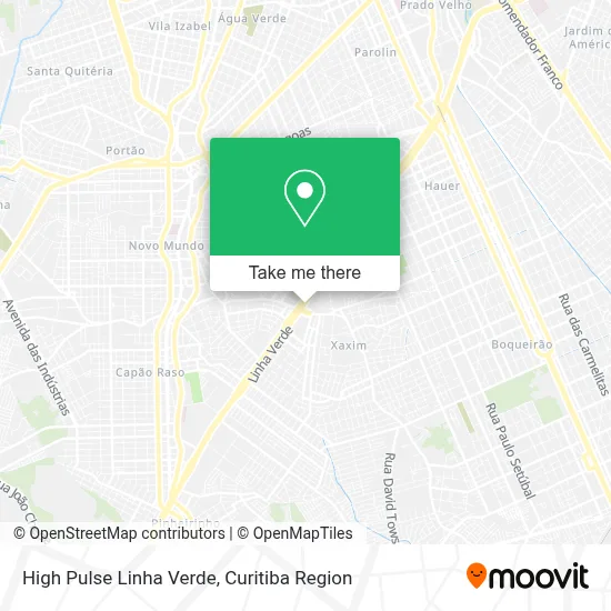 High Pulse Linha Verde map