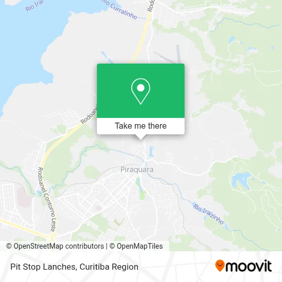 Pit Stop Lanches map