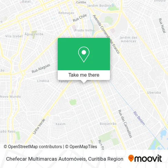 Chefecar Multimarcas Automóveis map