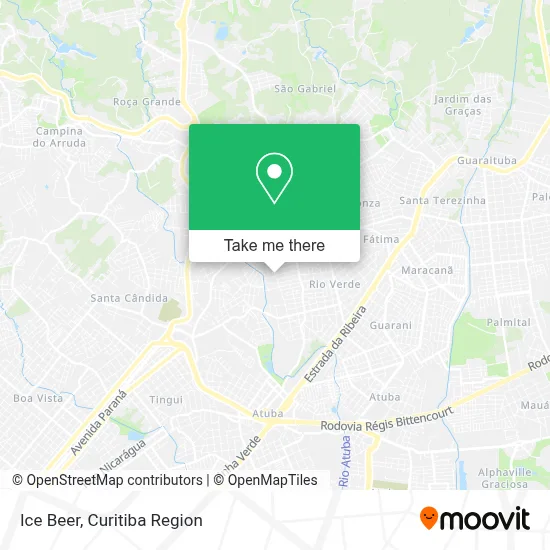 Ice Beer map