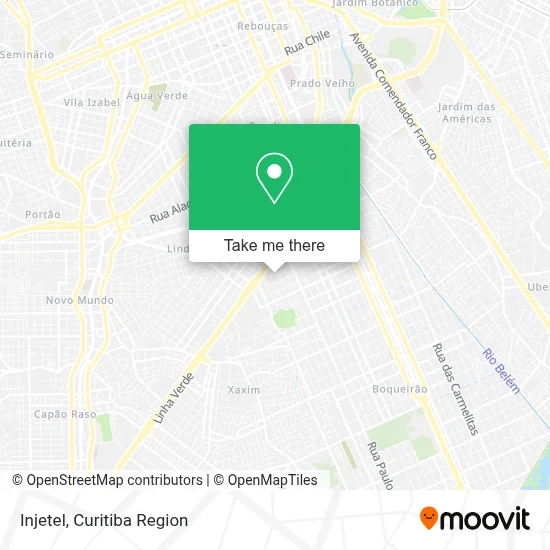 Injetel map