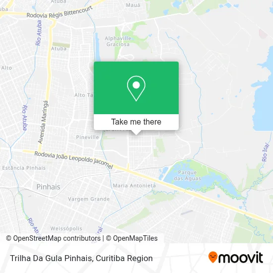 Trilha Da Gula Pinhais map