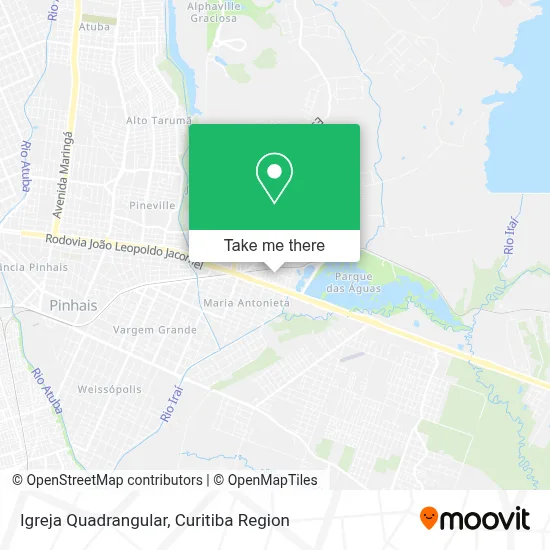 Igreja Quadrangular map