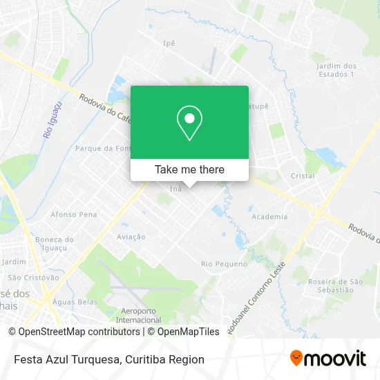 Festa Azul Turquesa map