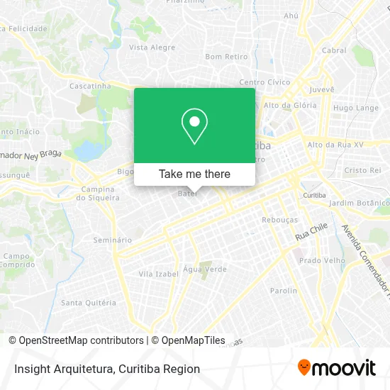 Insight Arquitetura map