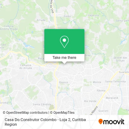 Casa Do Construtor Colombo - Loja 2 map