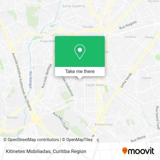 Kitinetes Mobiliadas map