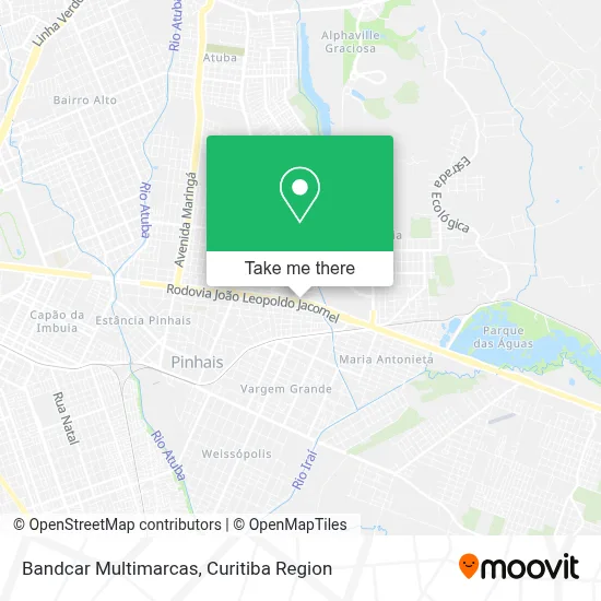 Bandcar Multimarcas map