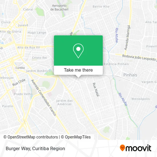 Burger Way map