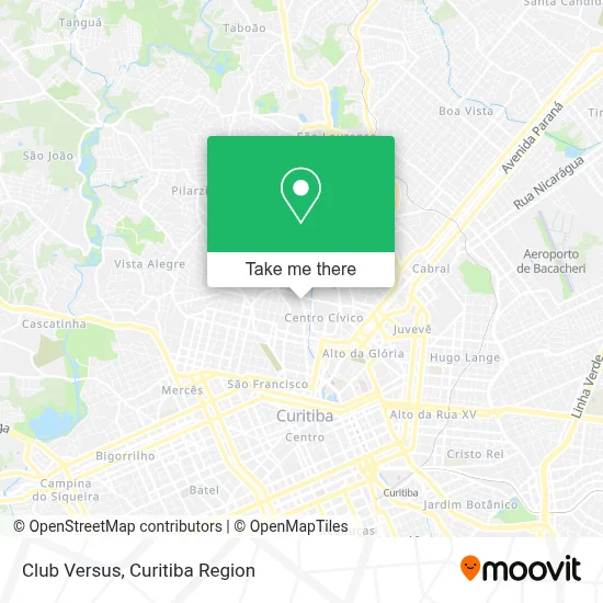 Club Versus map