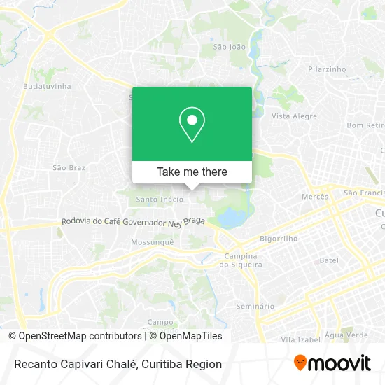 Recanto Capivari Chalé map