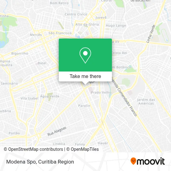 Modena Spo map