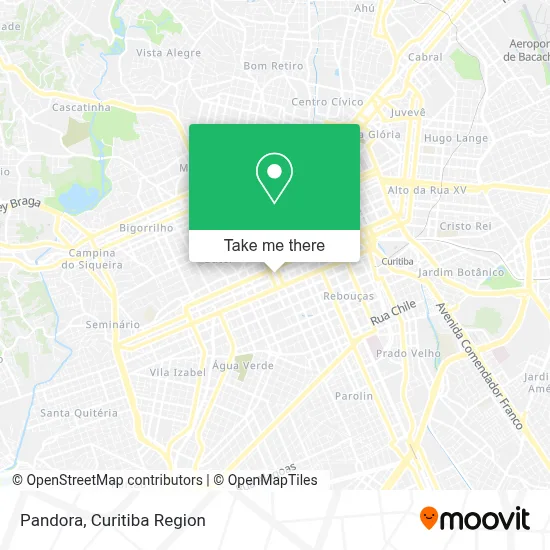 Pandora map
