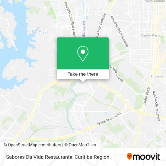 Sabores Da Vida Restaurante map