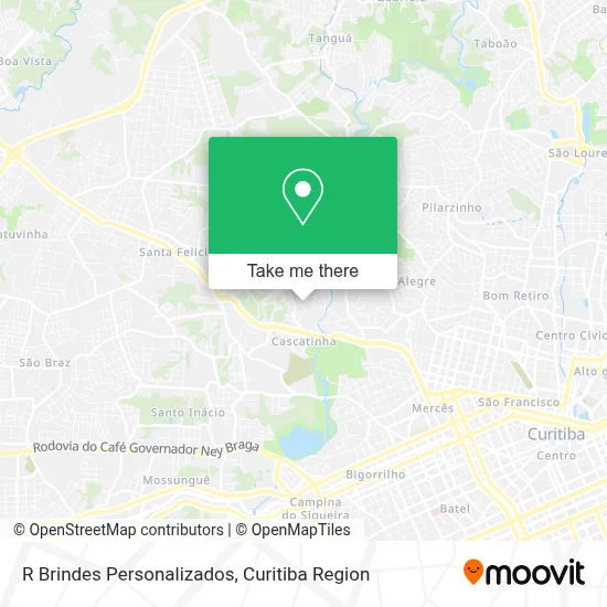 R Brindes Personalizados map