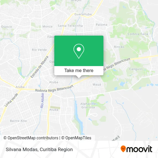 Silvana Modas map
