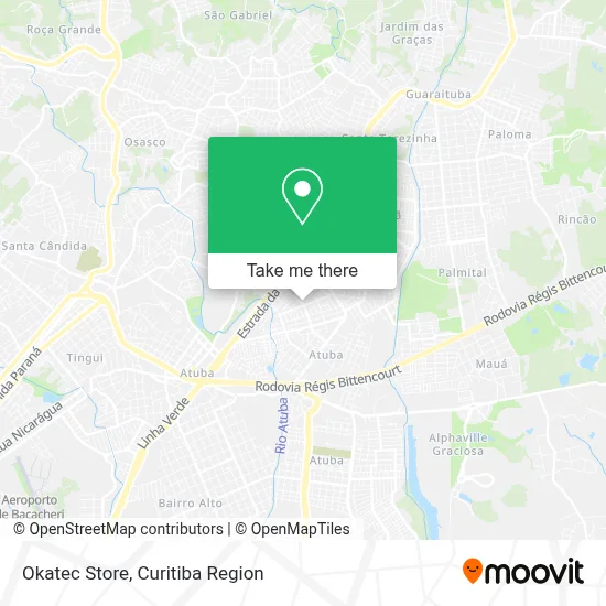 Okatec Store map