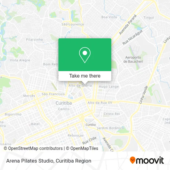 Arena Pilates Studio map
