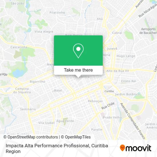 Impacta Alta Performance Profissional map