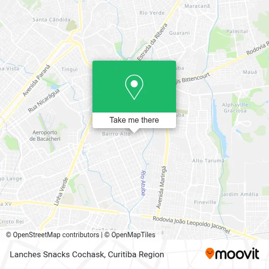 Lanches Snacks Cochask map