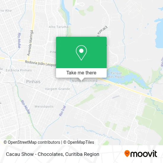 Cacau Show - Chocolates map