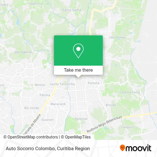 Auto Socorro Colombo map