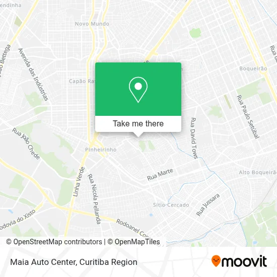Maia Auto Center map