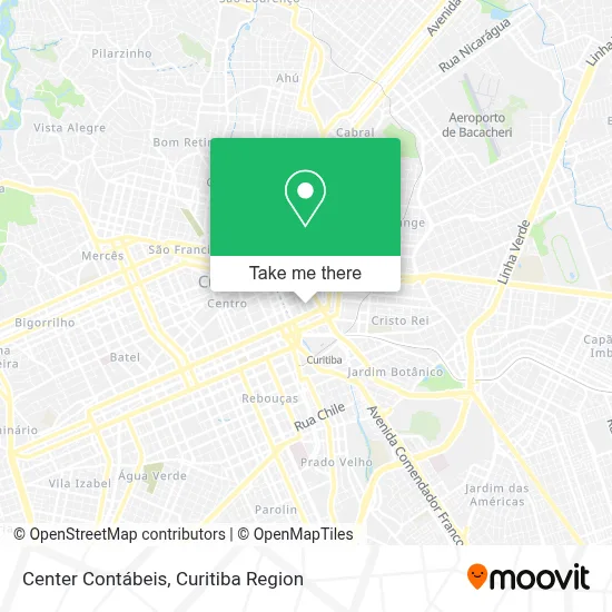Center Contábeis map