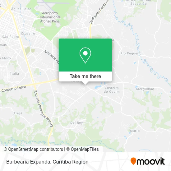 Barbearia Expanda map