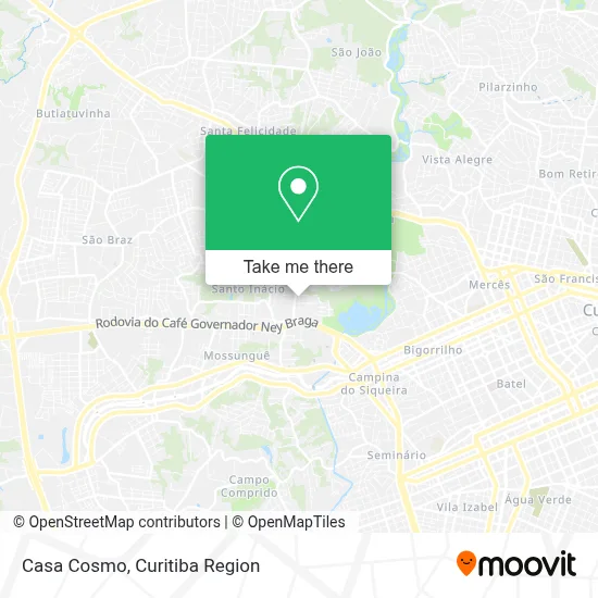 Casa Cosmo map