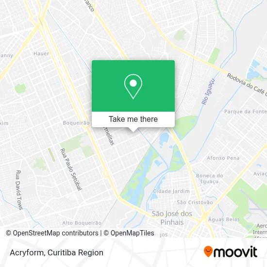 Acryform map
