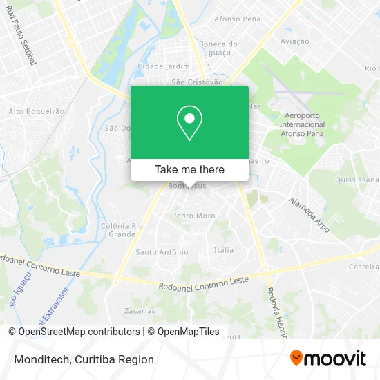 Monditech map