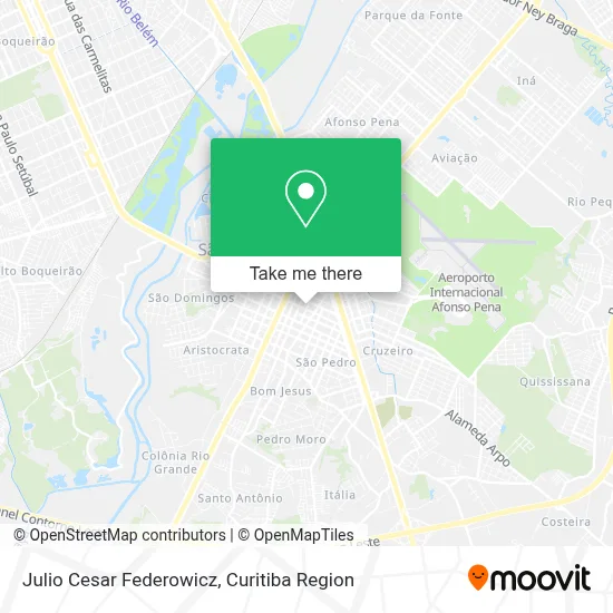 Julio Cesar Federowicz map