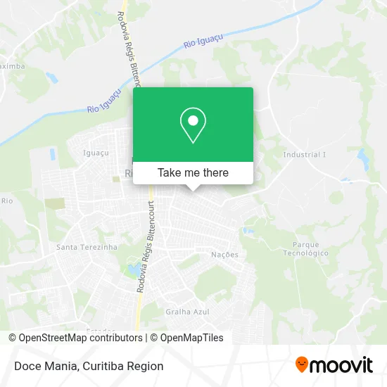 Doce Mania map