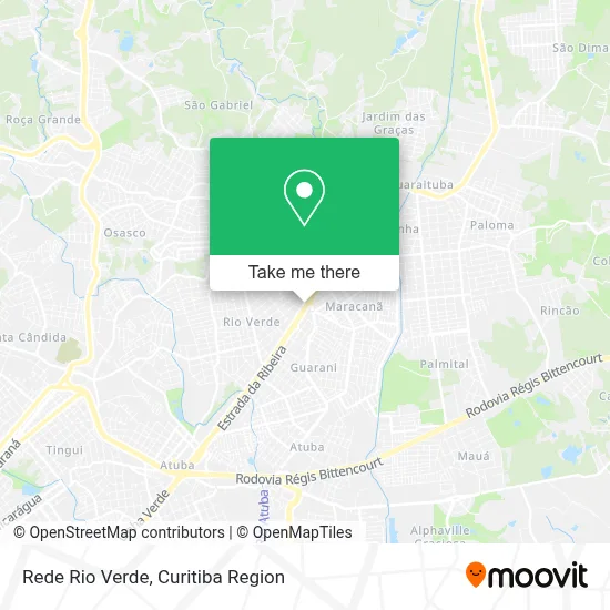 Rede Rio Verde map