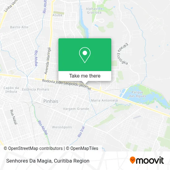 Senhores Da Magia map