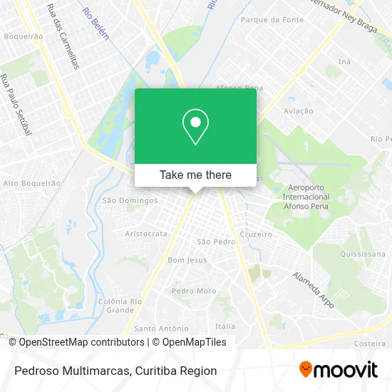 Pedroso Multimarcas map