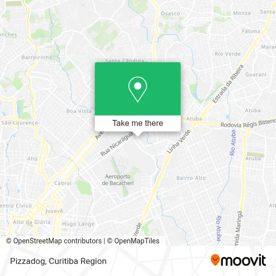 Pizzadog map
