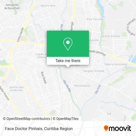Face Doctor Pinhais map