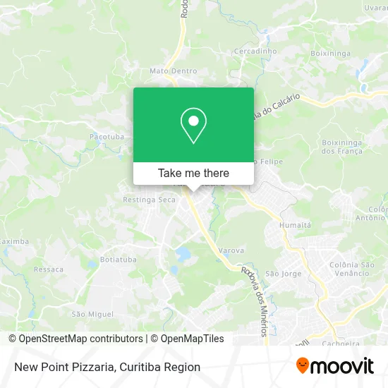 New Point Pizzaria map